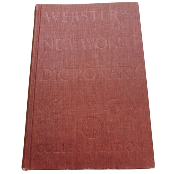 Webster New World Dictionary College Edition Hardcover American Language - Picture 2 of 2